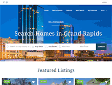 Tablet Screenshot of grandrapidsareahomefinder.com